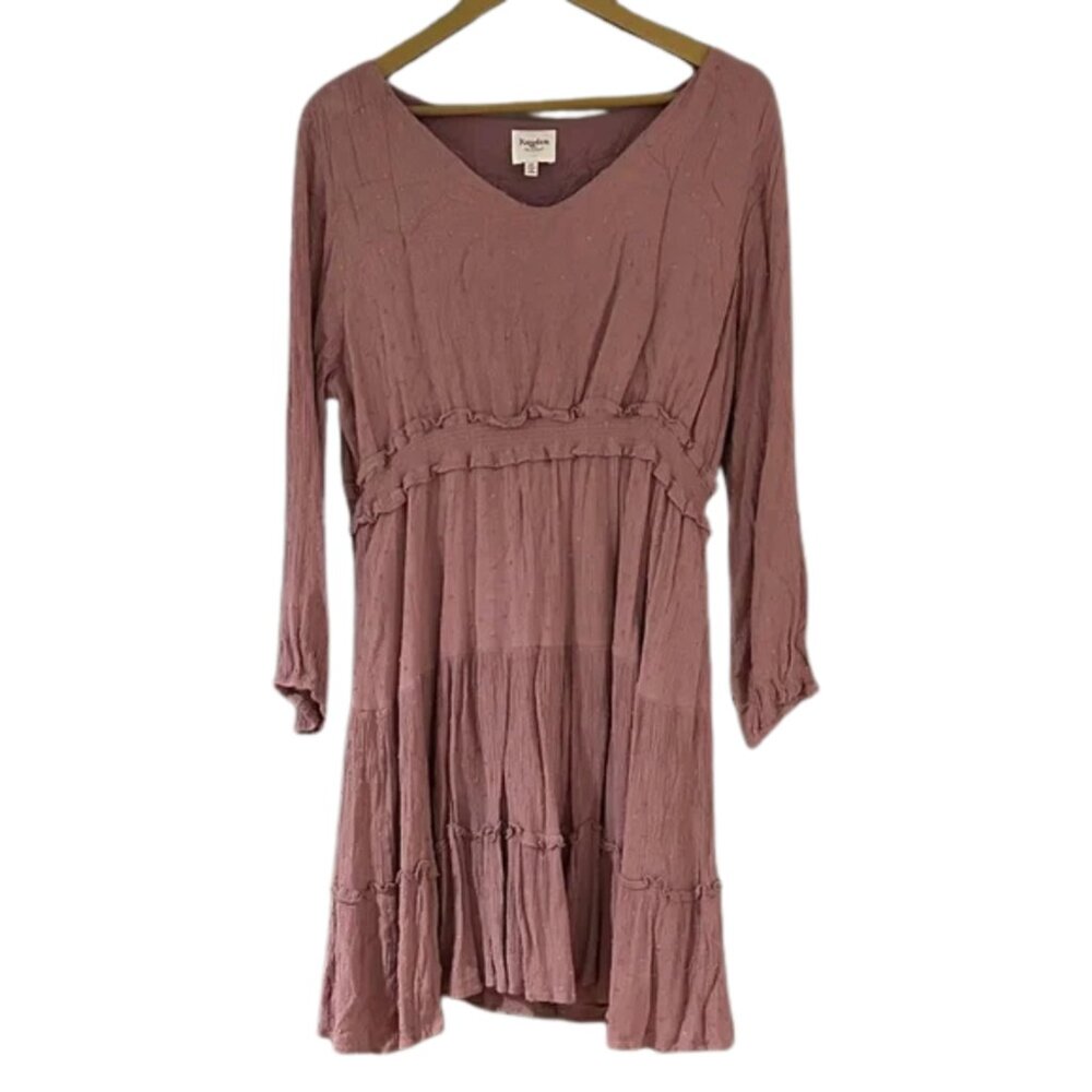 Hayden Los Angeles Dusty Pink Textured Dress